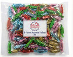 Assorted Toffee Candy - 2 lbs of Fresh Delicious Assorted Individually Wrapped 5 Flavors Smooth Creamy Toffee