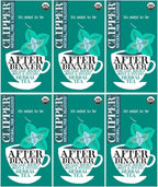 Clipper Tea Organic Mint & Fennel Herbal Tea, After Dinner Mints - USDA Organic, Non-GMO, Sustainable Caffeinated British Tea, 6 Pack, 120 Unbleached Tea Bags