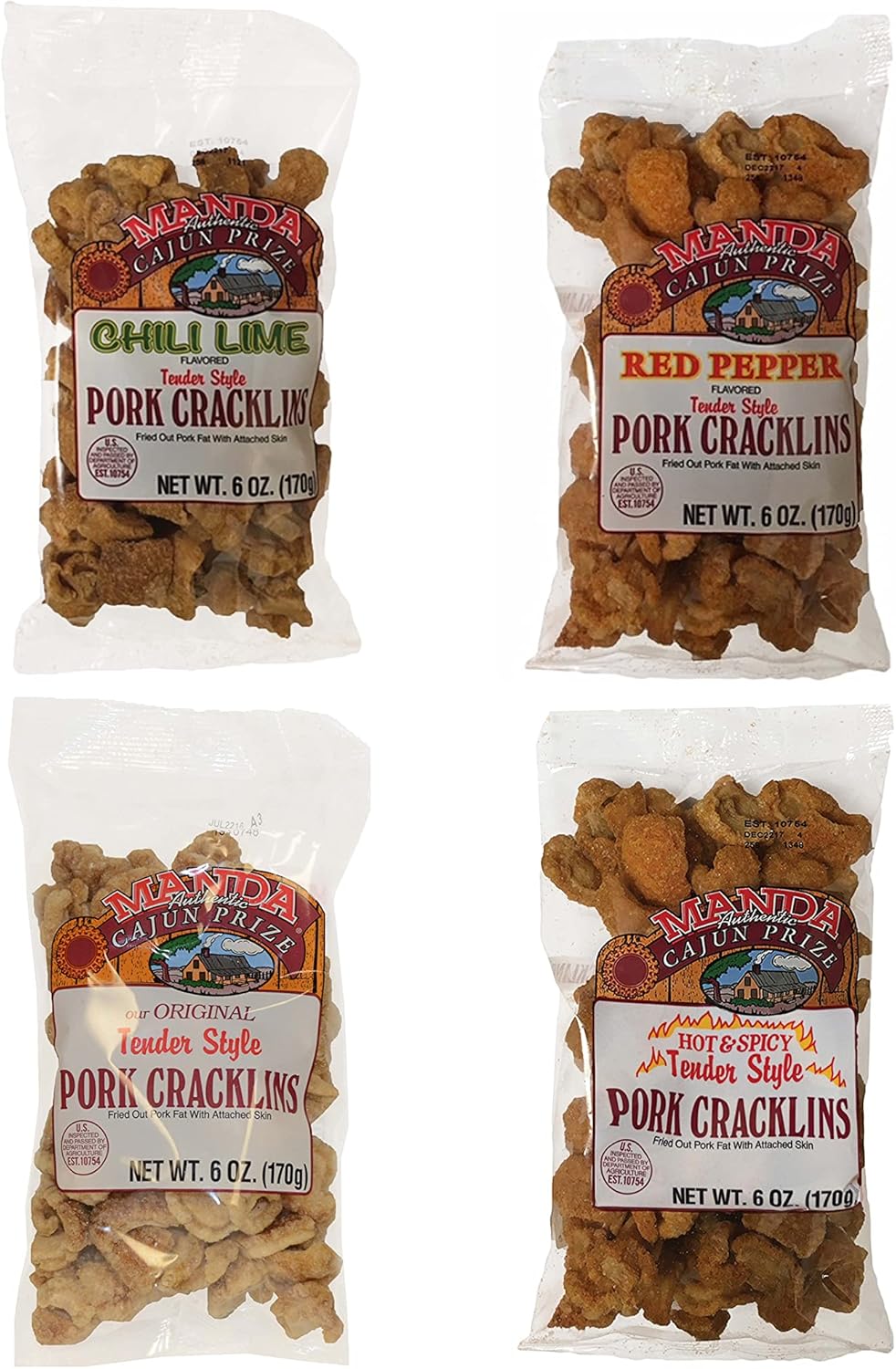Manda Cracklins Variety Pack
