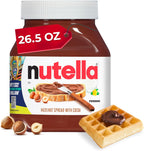 Nutella Hazelnut Spread with Cocoa, Creamy Hazelnut Spread, Breakfast Favorite, 26.5 oz Jar