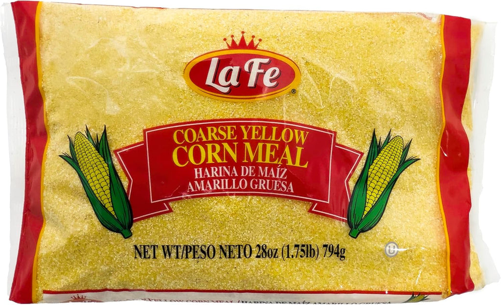 La Fe Coarse Yellow Corn Meal 28oz - Harina De Maiz Amarillo Gruesa