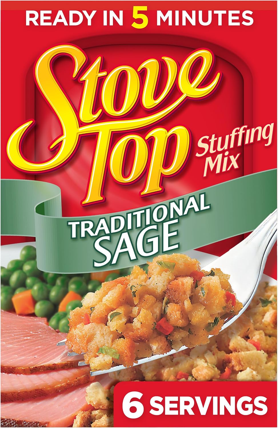 Stove Top Traditional Sage Stuffing Mix (6 oz Box)