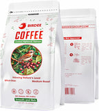 Birdee Vietnamese Coffee – 1 LB, Medium Roast Whole Bean, Arabica and Robusta, Hand-Picked, Resealable Bag, Smooth Flavor, Low Acid, High Caffeine, Single-Origin