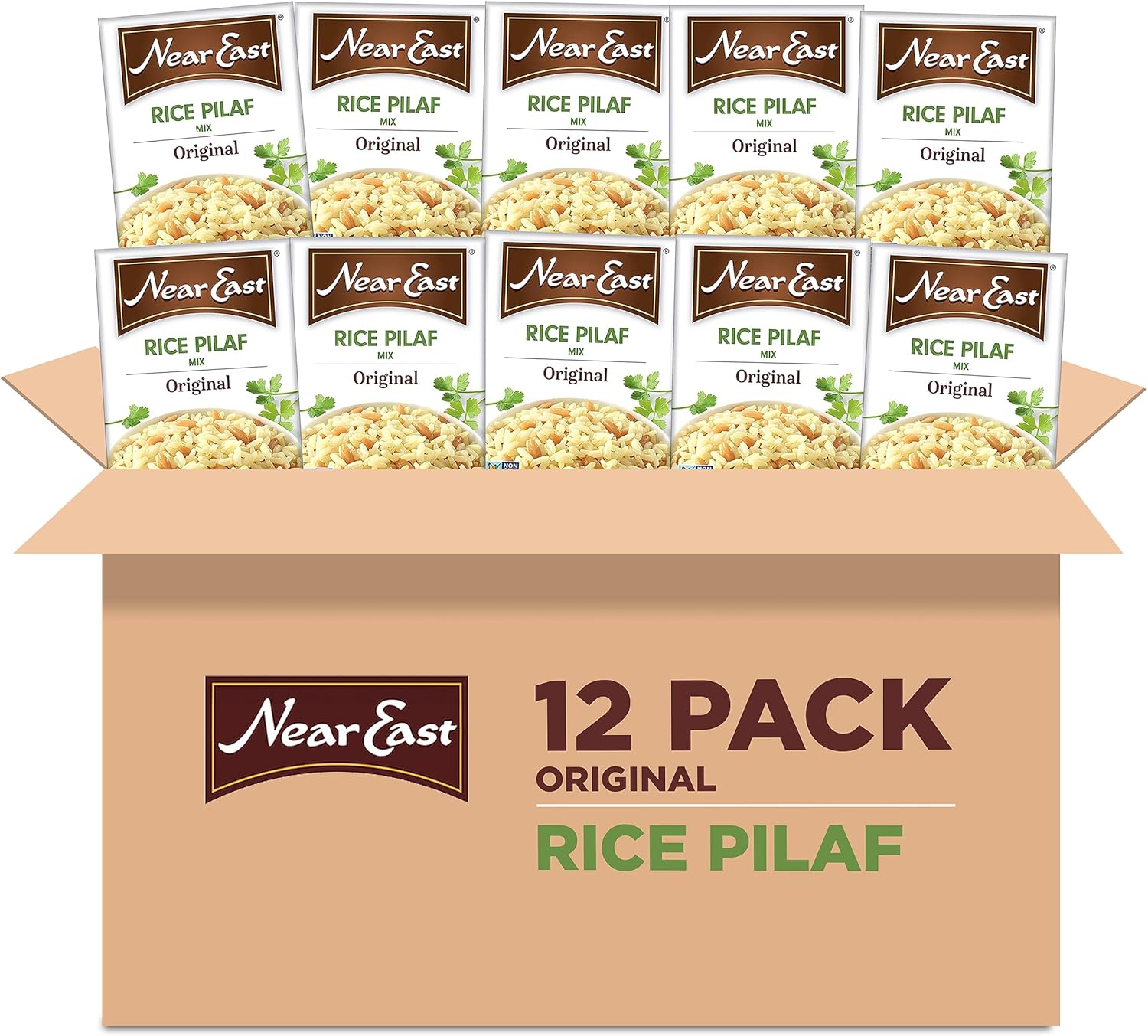 Near East Rice Pilaf Mix, Original, 6.09 Ounce (Pack of 12 Boxes)