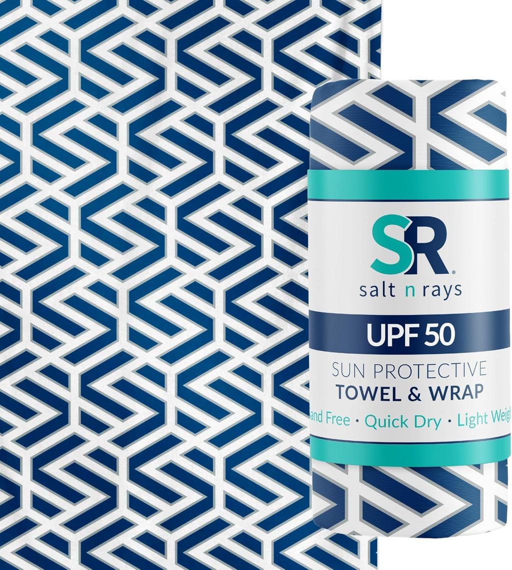 UPF 50 Sol Wrap Towel Sun Protection (Geo)
