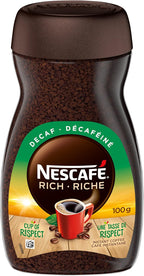 NESCAFÉ RICH Decaffeinated,dark roast Instant Coffee 100g