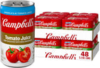 Campbell's 100% Tomato Juice, 5.5 fl oz Can (48 Pack)