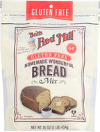 Bob's Red Mill Gluten Free Homemade Wonderful Bread Mix, 16oz (Pack of 1) - Gluten Free, Kosher
