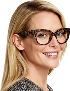 OCCI CHIARI Stylish 2.75 Reading Glasses for Women Retro Cateye Readers Clear Lighter Eyeglasses (1.0 1.25 1.5 1.75 2.0 2.25 2.5 2.75 3.0 3.5 4.0 5.0 6.0)
