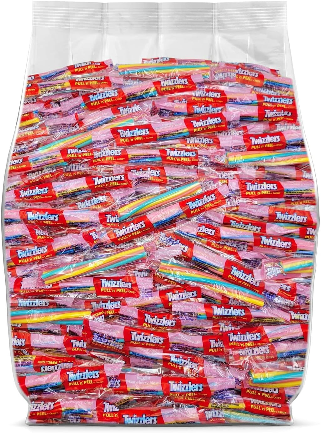 Twizzlers Pull n Peel Easter Candy Bulk - 55 Strawberry Cream Twizzlers Individually Wrapped Pastel Candy for Easter Baskets, Egg Hunts & Party Favors – Twizzlers Bulk Candy 1.5 Pounds