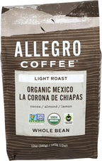 Allegro Coffee, Coffee Mexico Whole Bean Organic, 12 Ounce