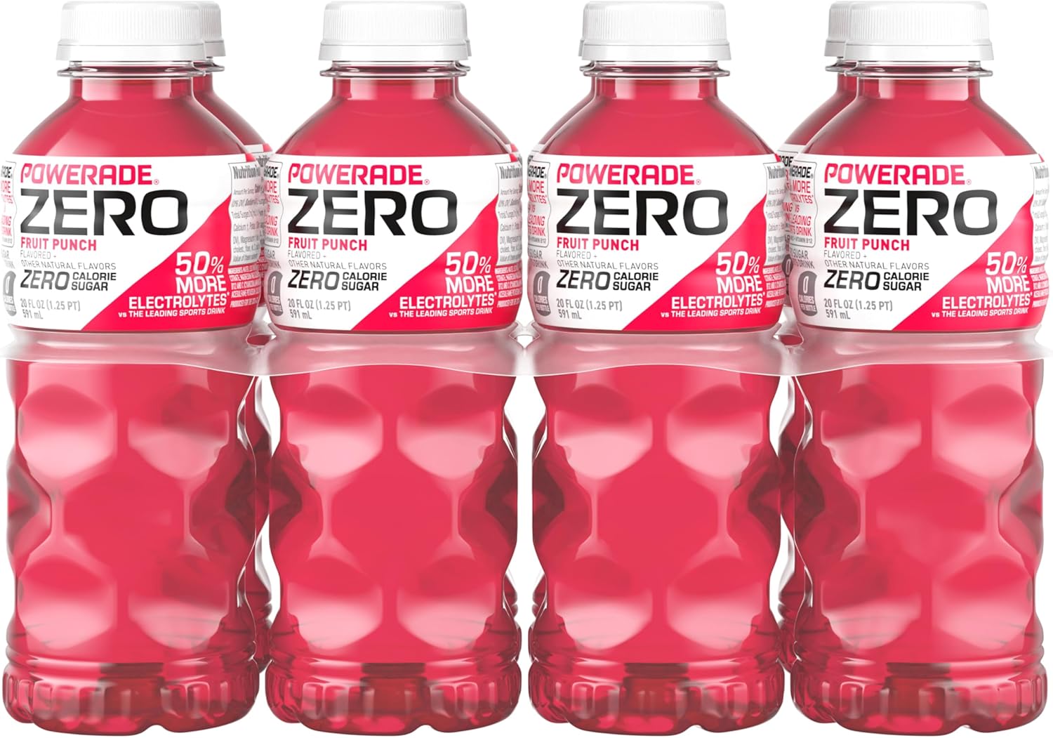 POWERADE ZERO Fruit Punch, 20 fl oz, 8 Pack