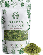 Spices Village Dried Mint for Cooking, Mint Spice Great for Loose Leaf Tea, 2 oz, Dried Mint Seasoning,- Kosher, Gluten Free, Non GMO, Resealable Bulk Bag