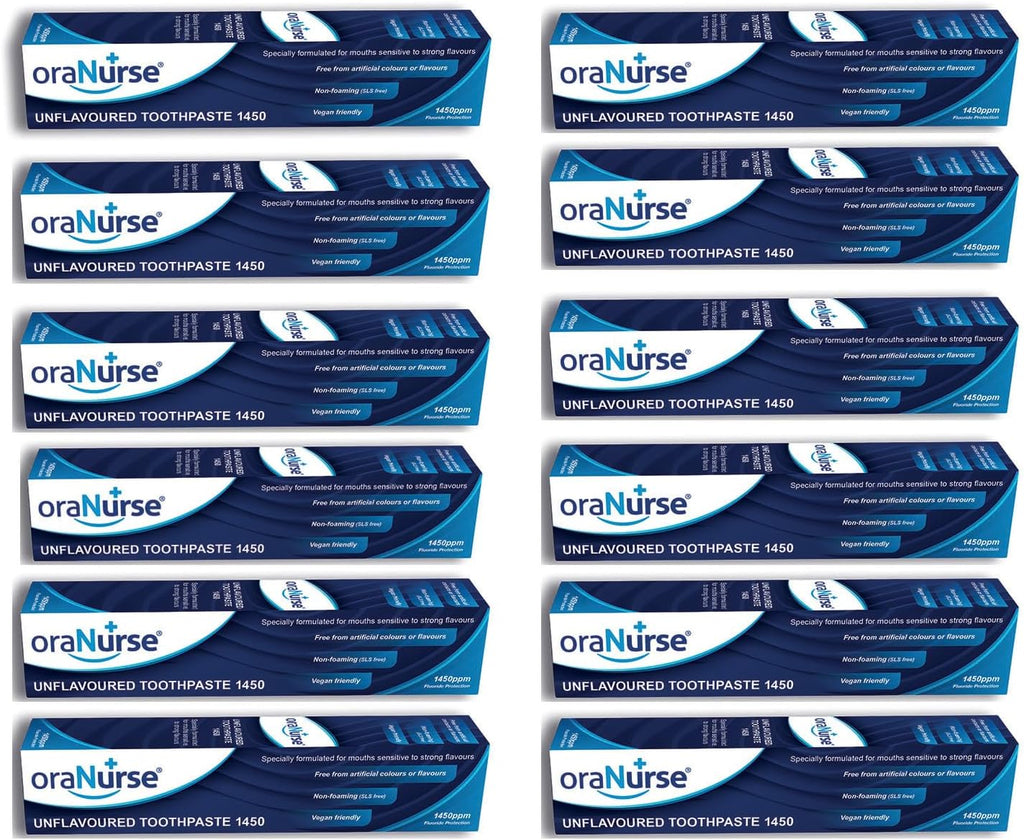 Oranurse 50ml Unflavoured Toothpaste (Pack Of 12)