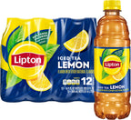 Lipton Iced Tea Lemon, 16.9 Fl Oz Bottles (Pack of 12)