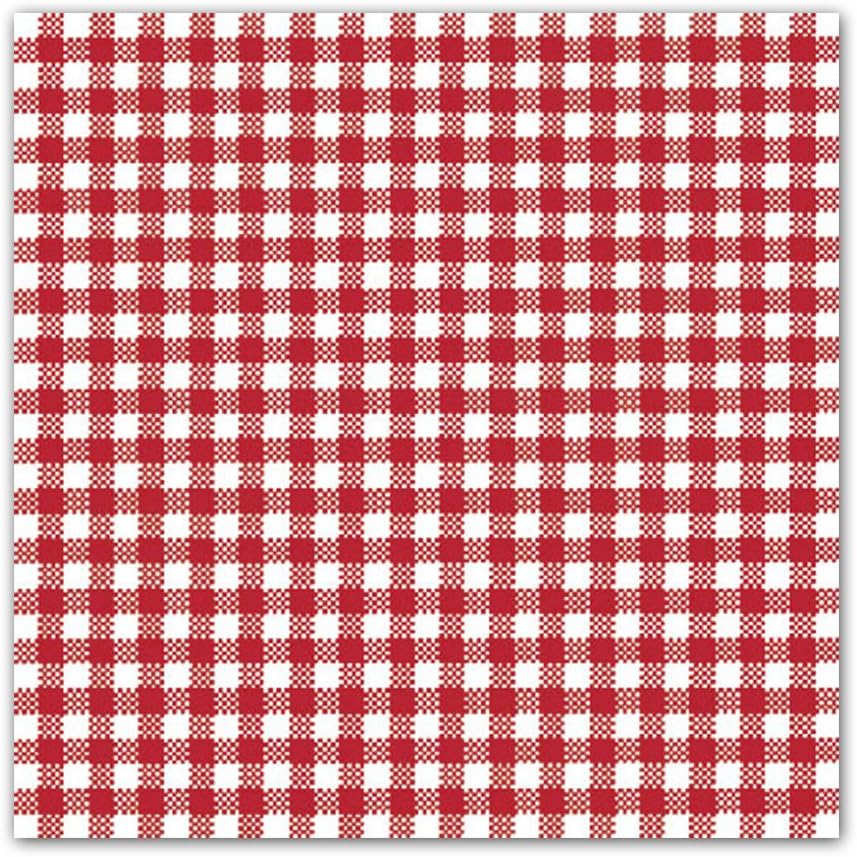 Ambiente Serviettes Lunch 33 x 33 cm Vichy Small Red' for ASIN 'B00EV1GQWK