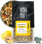 Tiesta Tea - Meyer Lemon Zest, Loose Leaf, Zesty Lemon Herbal Tea, Premium Caffeine Free Blend, Make Hot or Iced & Brews Up to 200 Cups, 16 oz Resealable Bulk Pouch