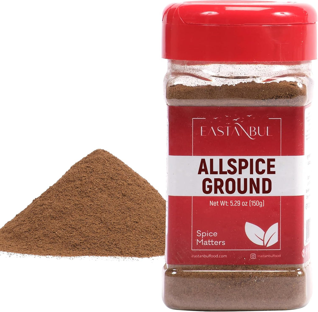 Eastanbul Allspice Ground, 5.29oz, All Spice Seasoning, Ground Allspice, All Spice Powder for Cake, Pimento, Yenibahar, Natural, Vegan, Non GMO