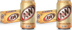 A&W Cream Soda, 12 fl. oz. Cans, 12 Pack (Pack of 2)