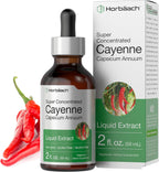 Horbaach Cayenne Pepper Drops | 2 fl oz | Liquid Extract | Alcohol Free Tincture | Vegetarian, Non-GMO & Gluten Free Supplement