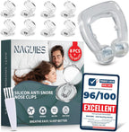Mom Gift Premium 8 Pack Anti Snoring Devices Snore Stopper Magnet Silicone Nose Clips Efective Snoring Solution Support Breathing Enhance Sleep Experience for Quieter Sleep aid