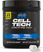 MuscleTech Cell-Tech Creactor Creatine HCl Powder, Post Workout Muscle Builder for Men & Women, Creatine Hydrochloride + Free-Acid, Unflavored (120 Servings), 7.45 oz