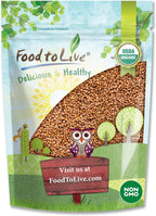 Food to Live Gluten Free Organic Roasted Buckwheat Kasha, 3 Pounds – Non-GMO Whole Groats. Quick-Cooking. Good Source of Fiber, Protein, and Copper.