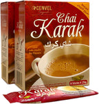 CENVEL® Karak Chai Sweetened | Premium Instant Karak Tea – Natural | Instant Indian Authentic Chai | 16 Sachets (Pack of 2)