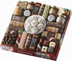 The Swiss Colony 27 Favorites Food Gift Set, Summer Sausage Meats and Cheeses, Assorted Chocolates, Candies, Petits Fours, Cheese & Charcuterie Board Gifts Basket, Holiday, Christmas - Holiday Red Box