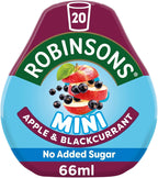 Robinsons Mini Apple & Blackcurrant On-The-Go Squash 66ml (Pack of 2)