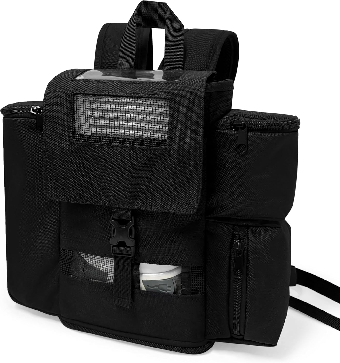 O2TOTES WEAR YOUR OXYGEN WITH STYLE Backpack Fit For Caire Freestyle Comfort; Zippered bottom, pockets for accessories, padded backpack straps, backpack only