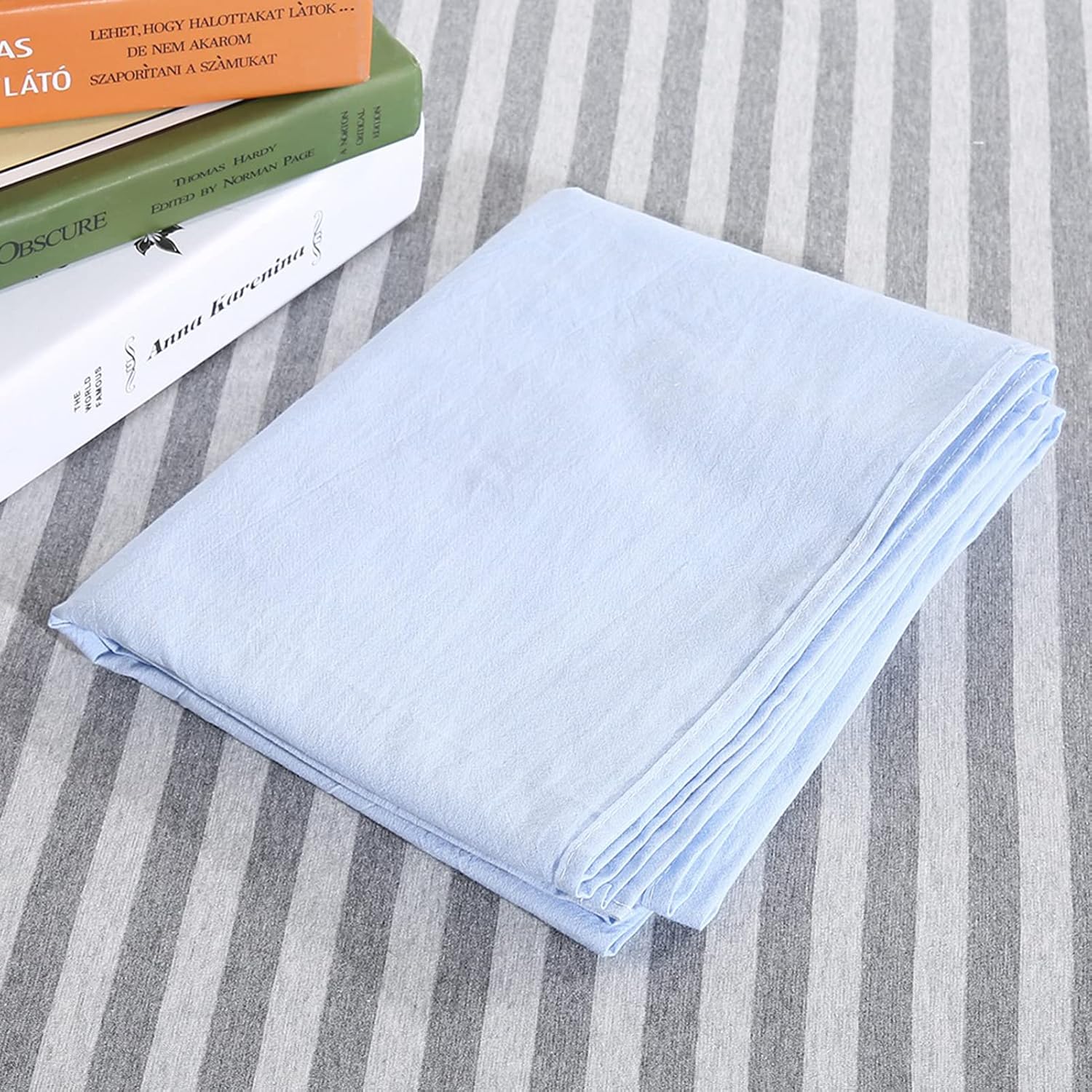 Akozon Soft Cotton Bed Cover for Beauty Salon Massage SPA with Face Breath Hole - Khaki, 8 Color Options (80 * 200 Plus Hole Cloth)