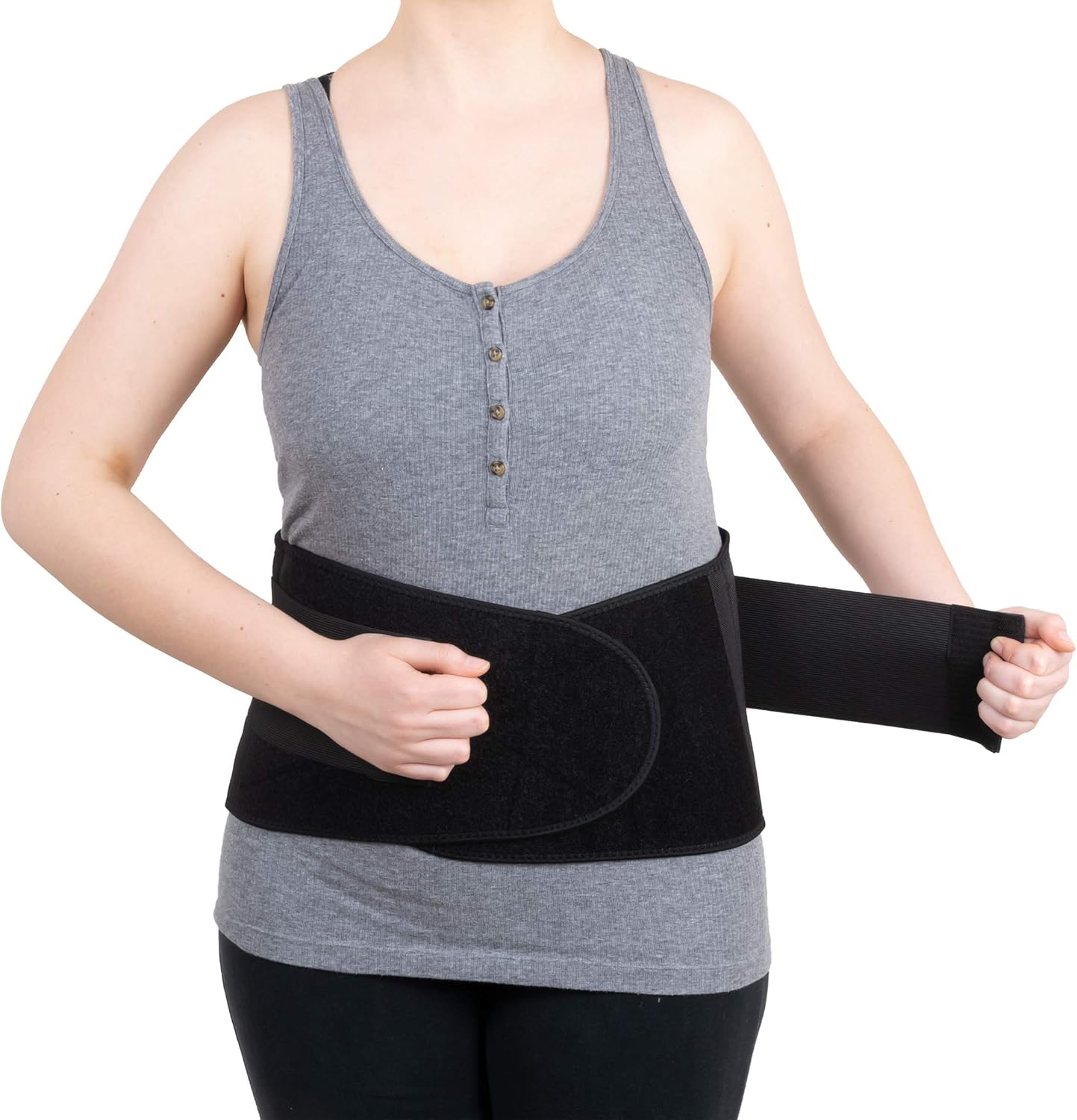 Roscoe Back Brace Lumbar Support Belt - Lower Back Brace - Fits Waists 40-51 (XX-Large) - Back Brace for Lower Back Pain - Promotes Correct Spine Alignment & Posture