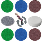 Electric Spin Scrubber Replacement Brush Heads for Cordless Spin Scrubber, 8 Pack Extra Brush Accessories Suitable for TECFUN S1 Pro & L1 Power Scrubber, Cleaning Brush for Tub,Tile,Floor