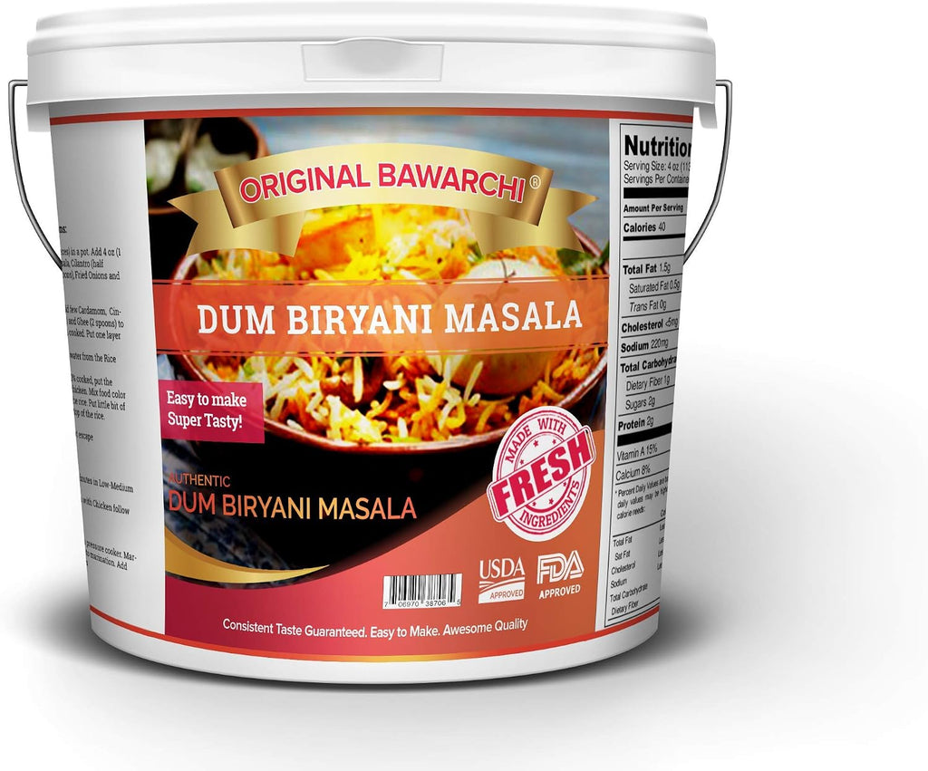 Original Bawarchi - Hyderabadi Dum Biryani Masala - 30Lb Bucket