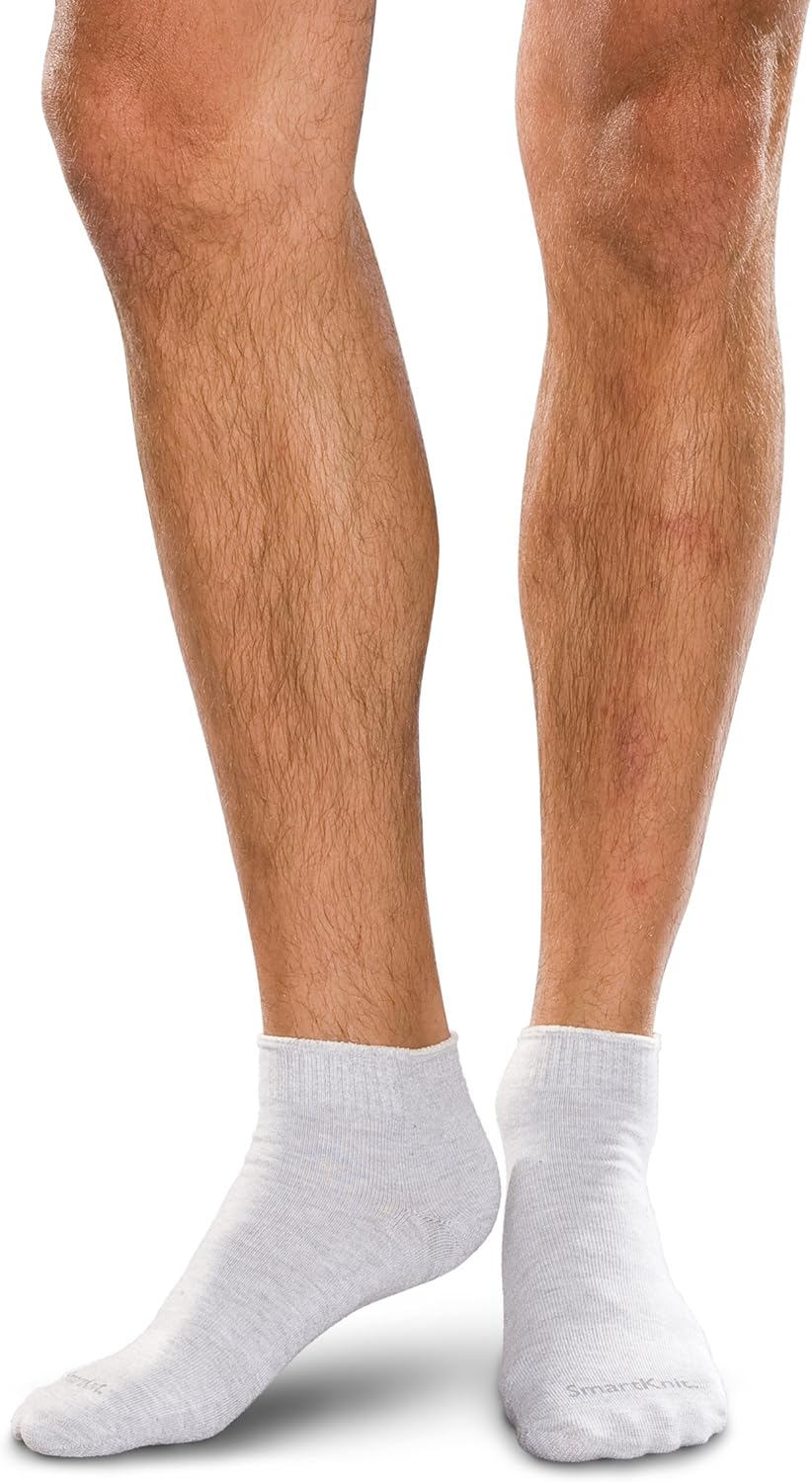 Seamless Mini-Crew Socks for Diabetes, Arthritis or Sensitive Feet