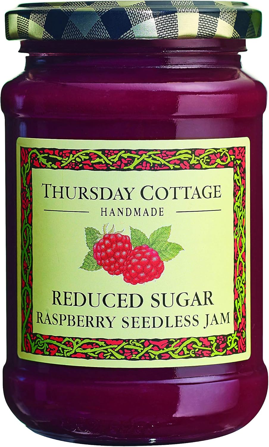 Thursday Cottage - Reduced Sugar Seedless Raspberry Jam - 315g