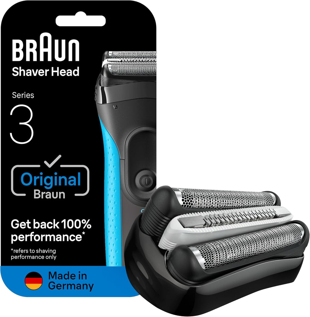 Braun Series 3 Pro Skin Electric Shaver Replacement Head - 32B - Compatible with Electric Razors 3000s, 3010s, 3040s, 3050cc, 3070cc, 3080s, 3090cc