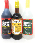 Datu Puti Vinegar, Soy Sauce, & Fish Sauce (Patis) Value Pack