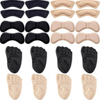 12 Pairs Heel Grips for Women's Shoes, Heel Pads for Shoes, Shoe Cushions for Women High Heel Comfort Pads - Metatarsal Pads Womens, High Heel Inserts, Shoe Inserts for Women