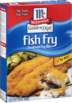 McCormick Golden Dipt Fish Fry Seafood Fry Mix, 10 oz (Pack of 8)