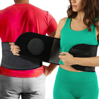 Hernia Belt for Men or Women | C Section Belly Binder & Abdominal Binder | Post Surgery & Pregnancy Tummy Tuck | Hysterectomy, Umbilical Hernia Belt Men & Women | Postpartum Belly Band Wrap (S/M) 23" - 29"