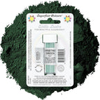 SugarFlair Edible CHRISTMAS GREEN Lustre Powder Food Color Icing Cake Decoration