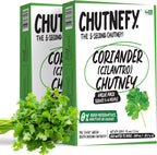Chutnefy - Coriander Chutney - 2.64 Ounce | Delicious & Ready-to-Eat | 5-Second Instant Chutney | No Preservatives or Additives