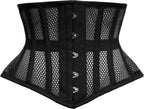 Cincnher Women's Waspie Corset Underbust Waist Training Steel Boned Corset