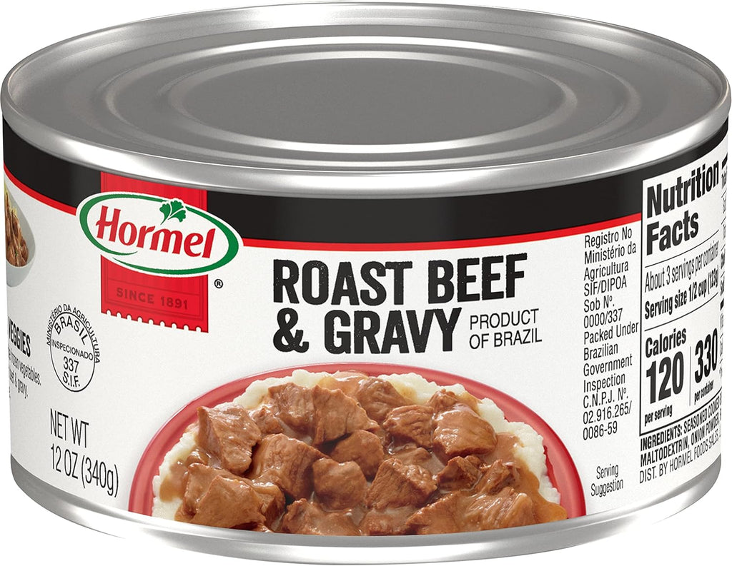 Hormel Roast Beef & Gravy, 12-Ounce Cans (Pack of 12)