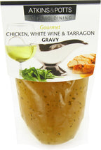 Atkins and Potts Chicken white wine & tarragon gravy 6x350g