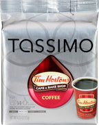 Tassimo Tim Hortons Cafe & Bake Shop Medium Roast Coffee T-Discs for Tassimo Single Cup Home Brewing Systems (14 ct Pack)