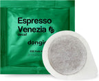 Dongiò Caffè Espresso Venezia - 150 Easy Serving Espresso Pods (ESE 44mm) – Dark Roast Coffee (Intensity 8/10) - Roasted and Blended in Italy