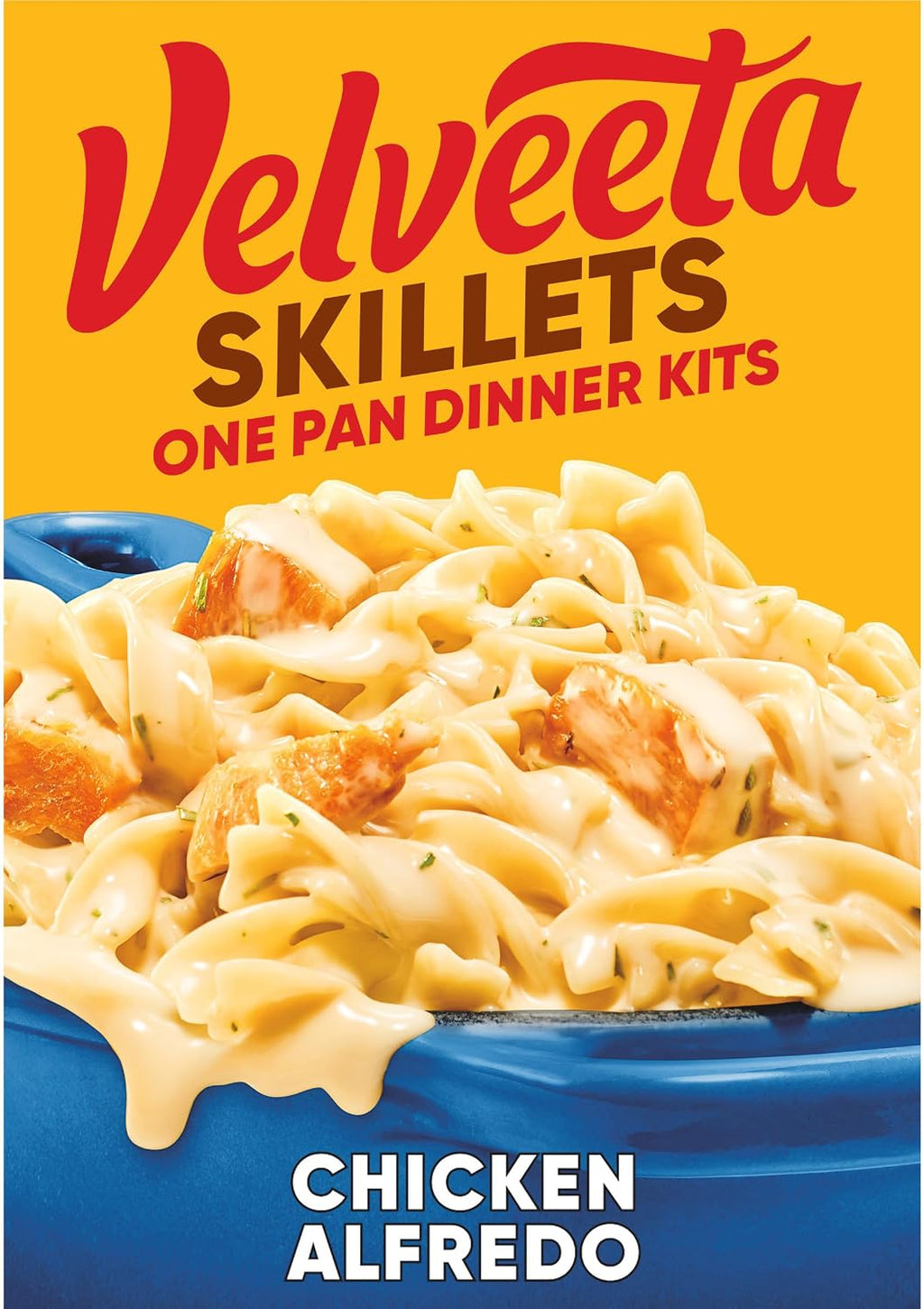 Velveeta Skillets Chicken Alfredo One Pan Dinner Kit, 12.5 oz Box (Pack of 6)